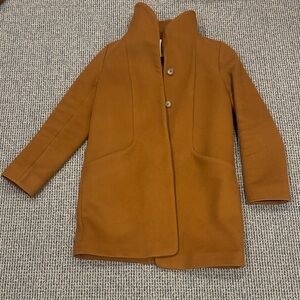 Aritzia Cocoon Camel Wool Coat